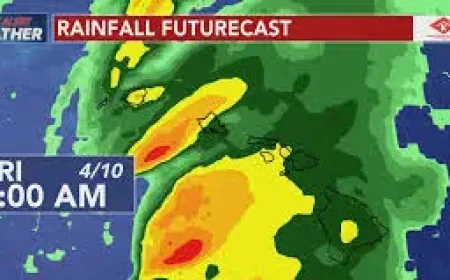 Severe Flood Risk as Storm System Brings Heavy Rain, Strong Winds, and Flash Flood Watches