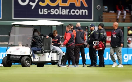 Tigers’ Parker Meadows Hospitalized After Collision with Riley Greene