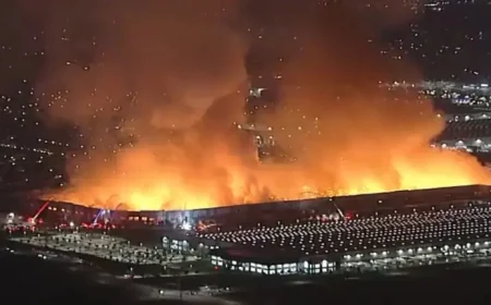 Ontario Warehouse Fire Exposes the Human Cost Behind a Massive Loss