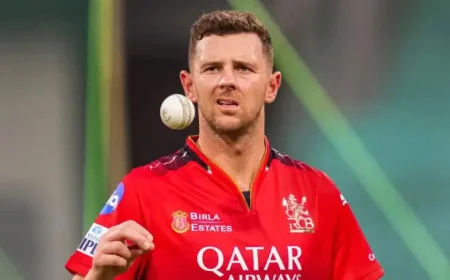 Rajasthan Royals Vs Royal Challengers Bengaluru Timeline: Hazlewood’s Return Adds a Human Twist