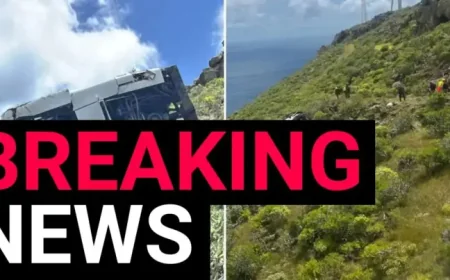 Canary Islands bus crash latest: 1 dead, 25 hospitalized after British tourist bus overturns
