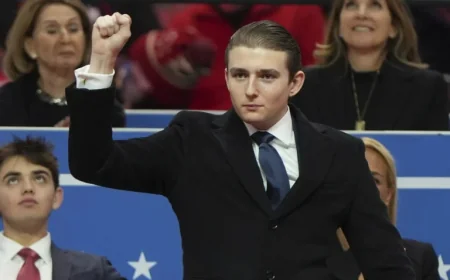 Barron Trump Engages in Family Business Activities