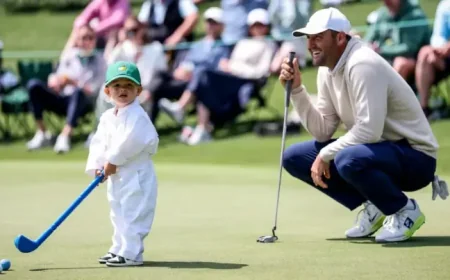 Scheffler Faces Masters Questions After Newborn Chaos and a Quiet Run