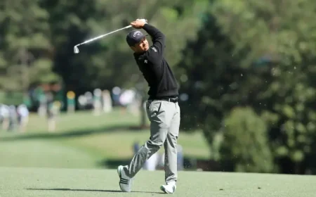 Xander Schauffele Stays Calm After Tee Shot Lands in a Patron’s Merch Bag at Augusta