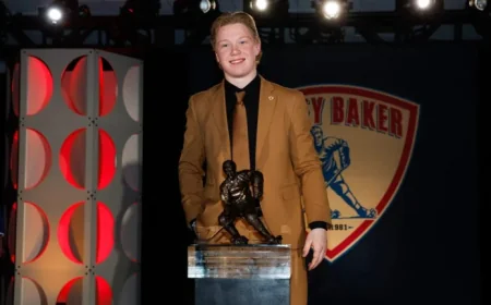 Plante Claims Hobey Baker Award as NCAA Men’s Hockey’s Best Player