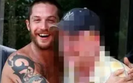 Tom Hardy Beach Photos Spark Attention as Shirtless Vacation Images Go Viral