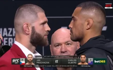 Carlos Ulberg as UFC 327 enters fight week