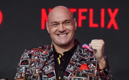 Tyson Fury as Saturday night brings a comeback test in London