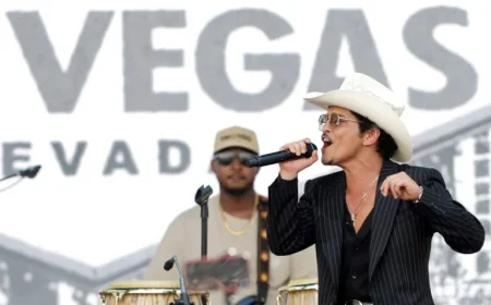 Bruno Mars Drive: Las Vegas Unveils New Street Name
