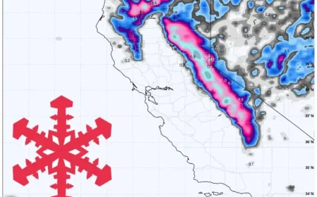 Winter Storm Warning as the Sierra Braces for a Weekend Surge