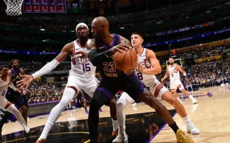 LeBron James Boosts Lakers’ Playoff Hopes with Dynamic Performance