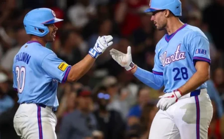 Hot Bats Ignite Atlanta Braves’ Series Opener; Sean Murphy Delayed