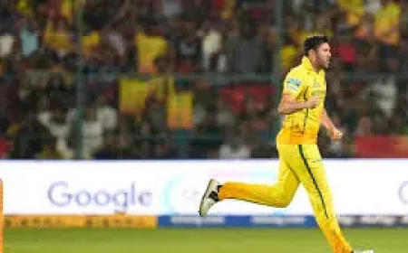 Jamie Overton as CSK faces a turning point after the RCB loss