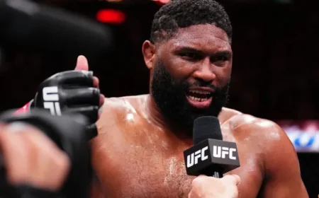 Curtis Blaydes Keeps His Focus as UFC 327 Fight Week Turns Loud