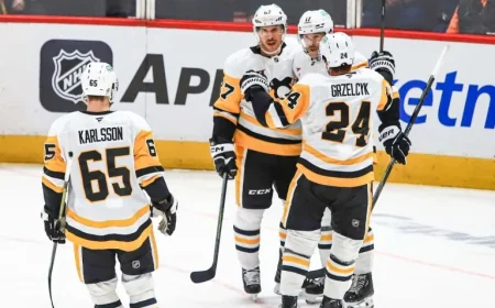 Penguins Rest Crosby, Malkin, Letang After Clinching Playoff Spot