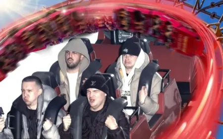 Aitch shuts Blackpool Pleasure Beach for a Day: 5 Ride-Filled Moments Behind the Private Visit