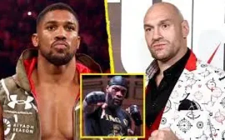 Anthony Joshua and Deontay Wilder: 1 fight, 1 fist-bump and a heavyweight opening