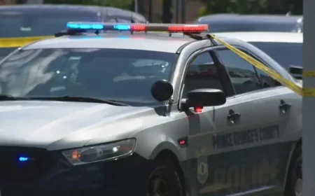 Urgent death investigation in Prince George’s County after man found shot dead inside wrecked car