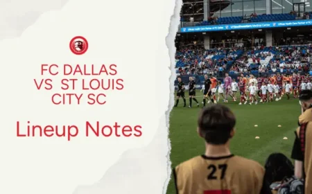St. Louis Vs Fc Dallas: The Home Stand Test That Could Reveal More Than the Scoreline