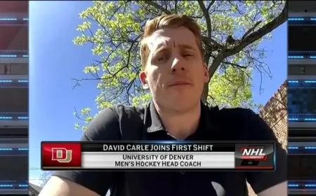 David Carle and the University of Denver Men’s Hockey as the Frozen Four Approaches