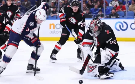 Adam Fantilli and the Sabres’ chase for first place in Buffalo