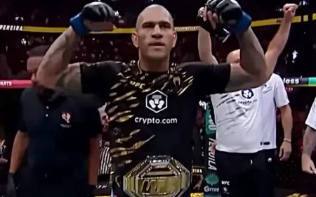 Alex Pereira To Be Honored With 2026 Forrest Griffin Community Award Ahead of July Hall of Fame Ceremony