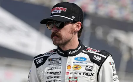 Ryan Blaney Secures NASCAR Bristol Pole, Edging Out Reddick