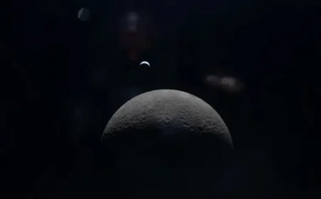 Artemis Ii Crew Earth View after the Moon flyby