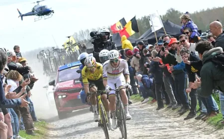 Pogačar: ‘Mission Impossible’ to Overtake Van Aert on Paris-Roubaix Cobbles