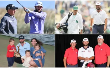 Cameron Young Wife and the team behind a winning run no one can ignore