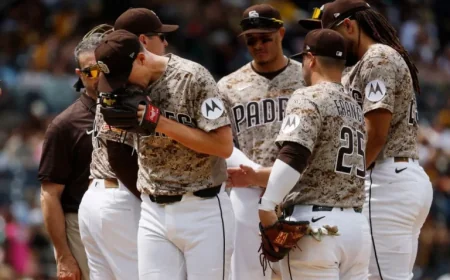 Padres Sweep Rockies as Pivetta Exits with Elbow Stiffness