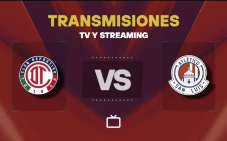 Toluca – Atl. San Luis: Toluca returns home with the urgent task of winning again