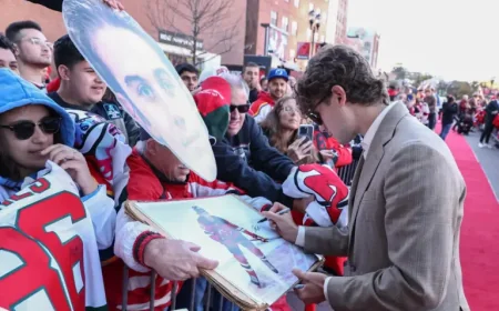 Nico Hischier and the Jersey jersey’s final night: a captain’s signature moment
