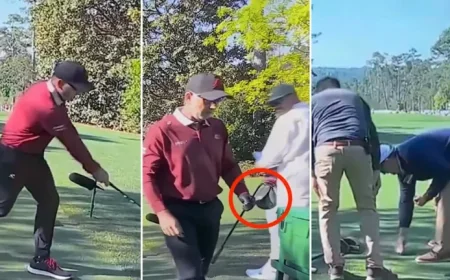 Sergio Garcia Shatters Driver, Damages Tee Box in Masters Meltdown