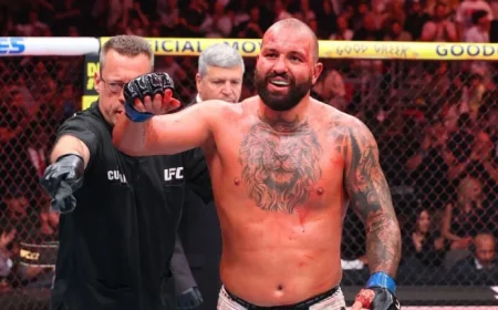 Curtis Blaydes Fractures Orbital and Nose in Fight with Josh Hokit