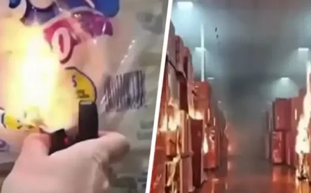 Arson Charges Filed After 1.2-Million-Square-Foot Kimberly-Clark Warehouse Fire Destroys Inventory