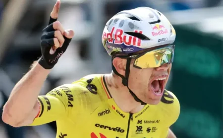 Cyclisme: Wout Van Aert turns years of setbacks into a Paris-Roubaix breakthrough