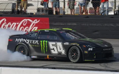 Ty Gibbs Clinches First NASCAR Cup Win at Bristol, Defeats Larson and Blaney