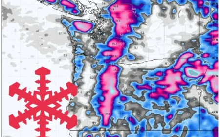 Winter Storm Watch Issued as 20 Inches of Snow, 45 mph Winds Loom