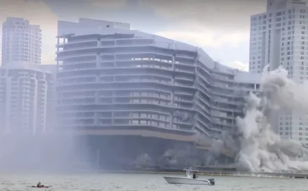 Mandarin Oriental Miami Hotel Demolished in 20-Second Implosion