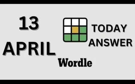 Wordle Today Answer for Monday, April 13 — Puzzle #1759 Solved