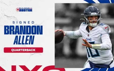 Giants add Brandon Allen as quarterback room takes shape