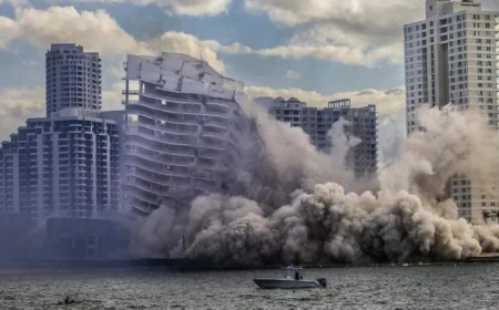 Mandarin Oriental Hotel Demolished on Brickell Key