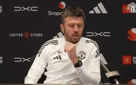 Man United Vs Leeds: Michael Carrick Wants ‘A Big Night’ at Old Trafford