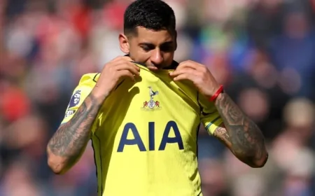 Cristian Romero Faces 5-8 Week Recovery from Knee Injury