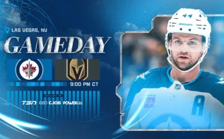 Jets Vs Golden Knights: 5-Game Pressure Test With Winnipeg Chasing the Final Wild Card