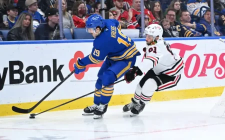 Tage Thompson and the Sabres’ Game 81 Test as the playoff push tightens