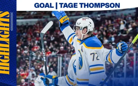 Tage Thompson goal at CHI exposes the Sabres’ sharper edge