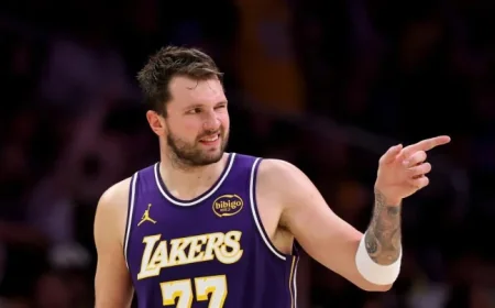 Luka Doncic Rejoins Lakers Following European Treatment