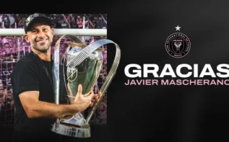 Javier Mascherano Leaves Post as Inter Miami CF Head Coach